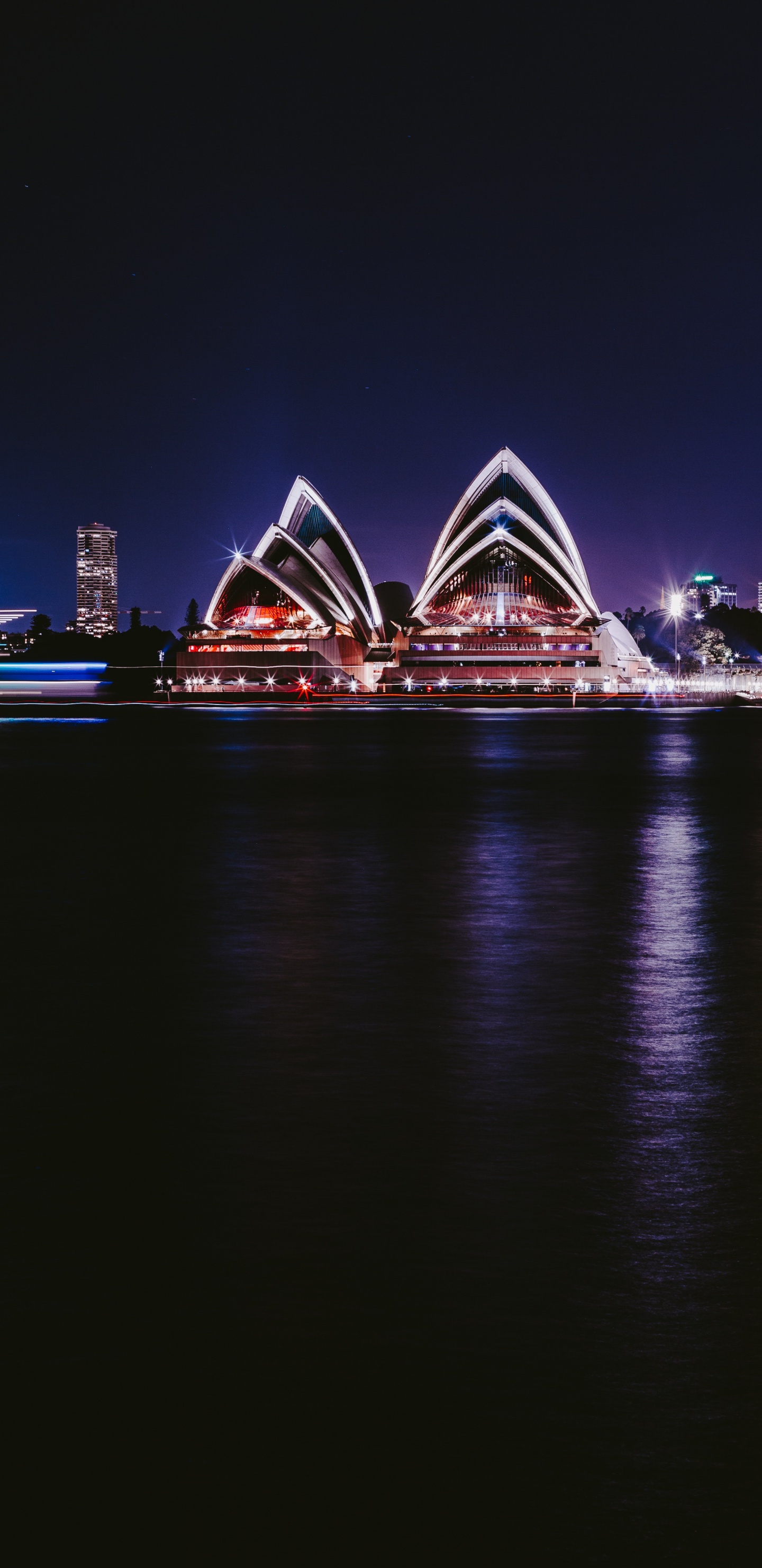 Sydney Opera House During Night Time. Wallpaper in 1440x2960 Resolution