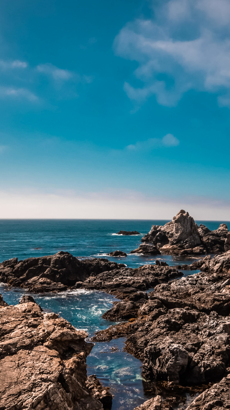 Cloud, Water, Water Resources, Bedrock, Natural Landscape. Wallpaper in 750x1334 Resolution