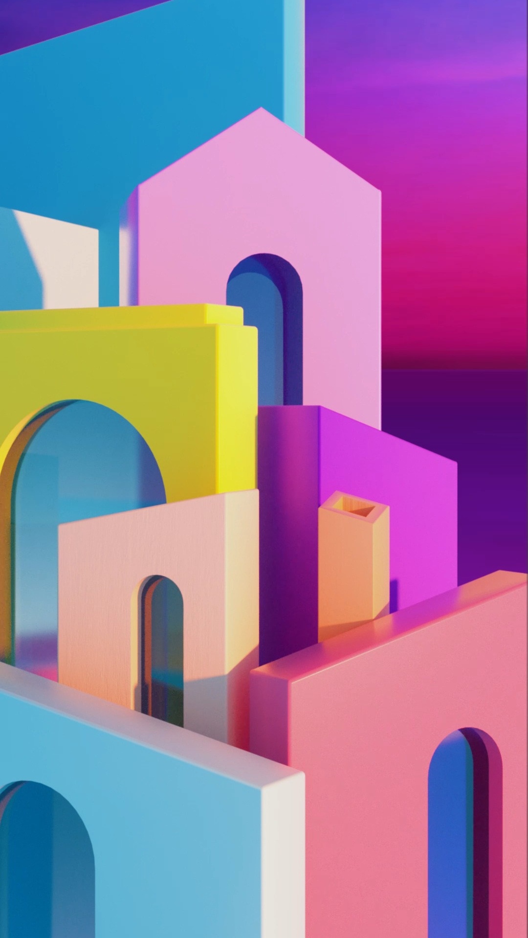 LG, LG Wing, 智能手机, 安卓, 紫色的 壁纸 1080x1920 允许