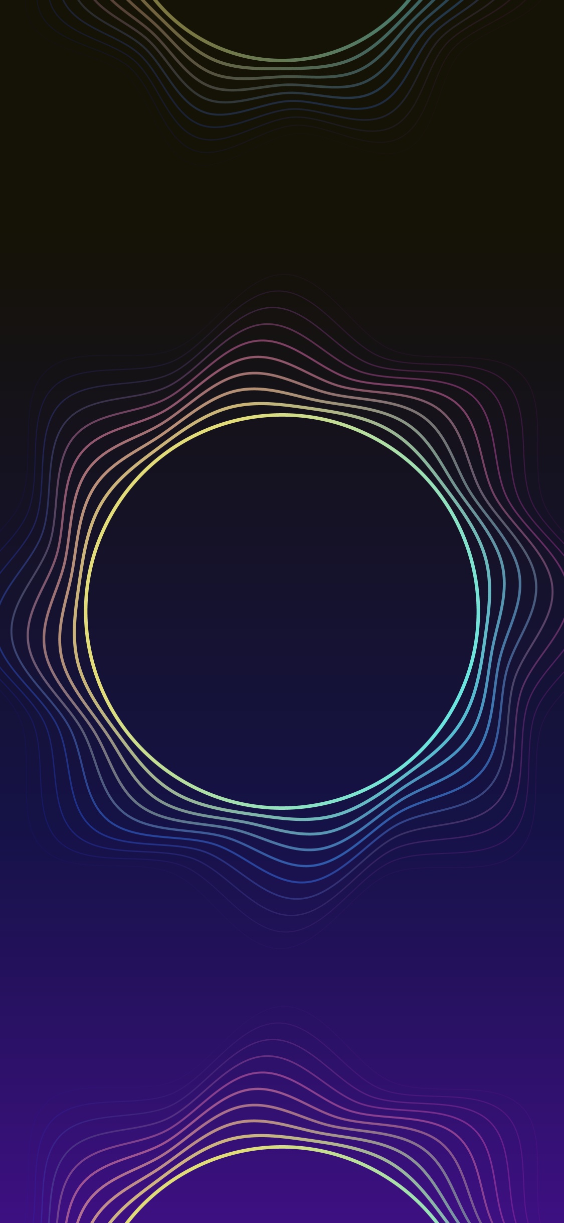 Circulo, Arte Fractal, Diseño, Patrón, Violeta. Wallpaper in 1125x2436 Resolution