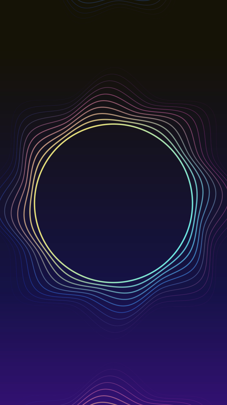 Circulo, Arte Fractal, Diseño, Patrón, Violeta. Wallpaper in 750x1334 Resolution