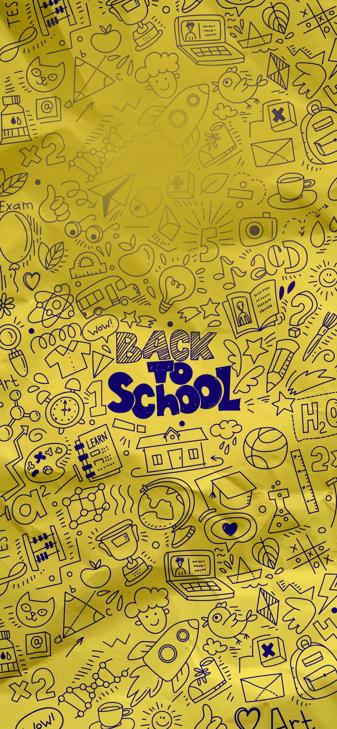 Jaune, Texte, la Pureté de la Couleur, Art, Arts Visuels. Wallpaper in 1125x2436 Resolution