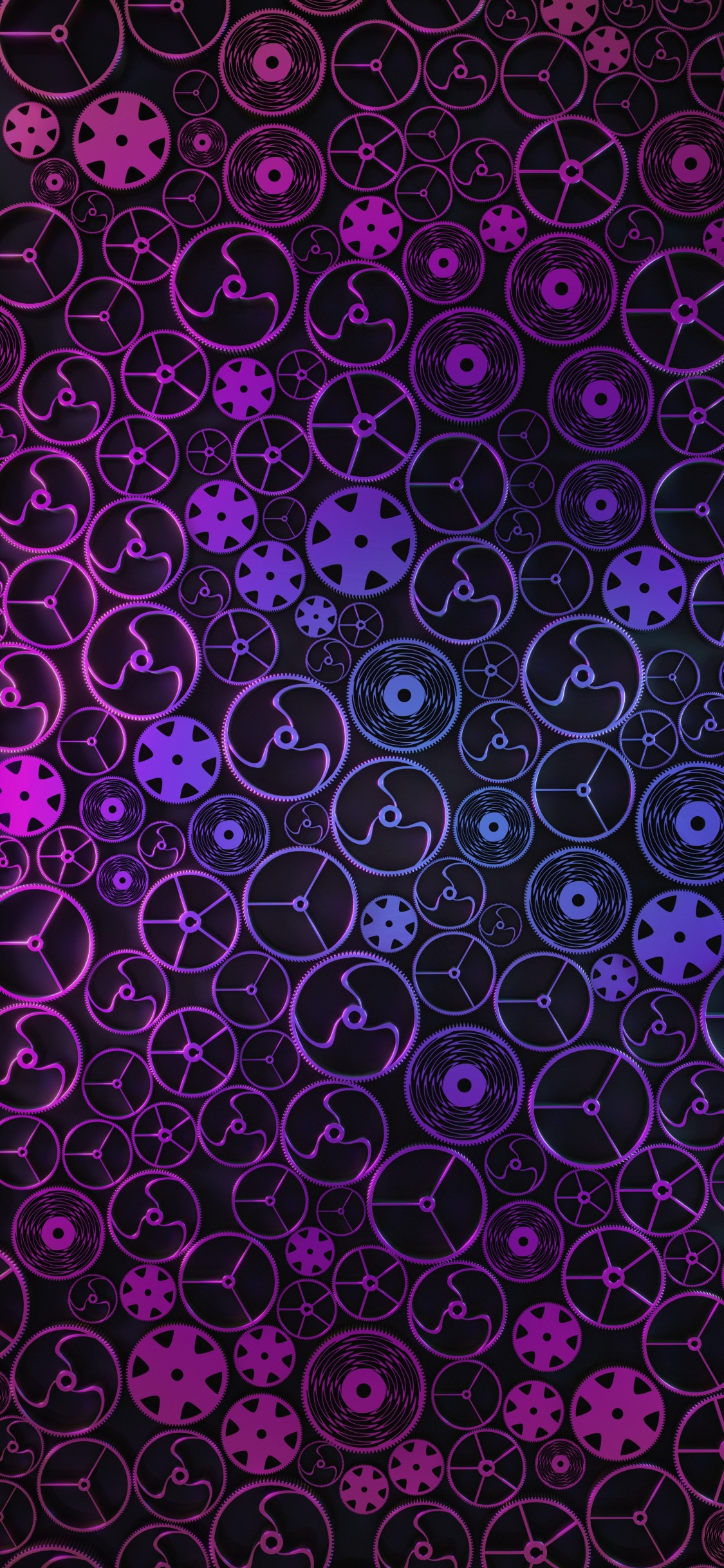 Muster, Design, Veilchen, Farbigkeit, Purpur. Wallpaper in 1125x2436 Resolution