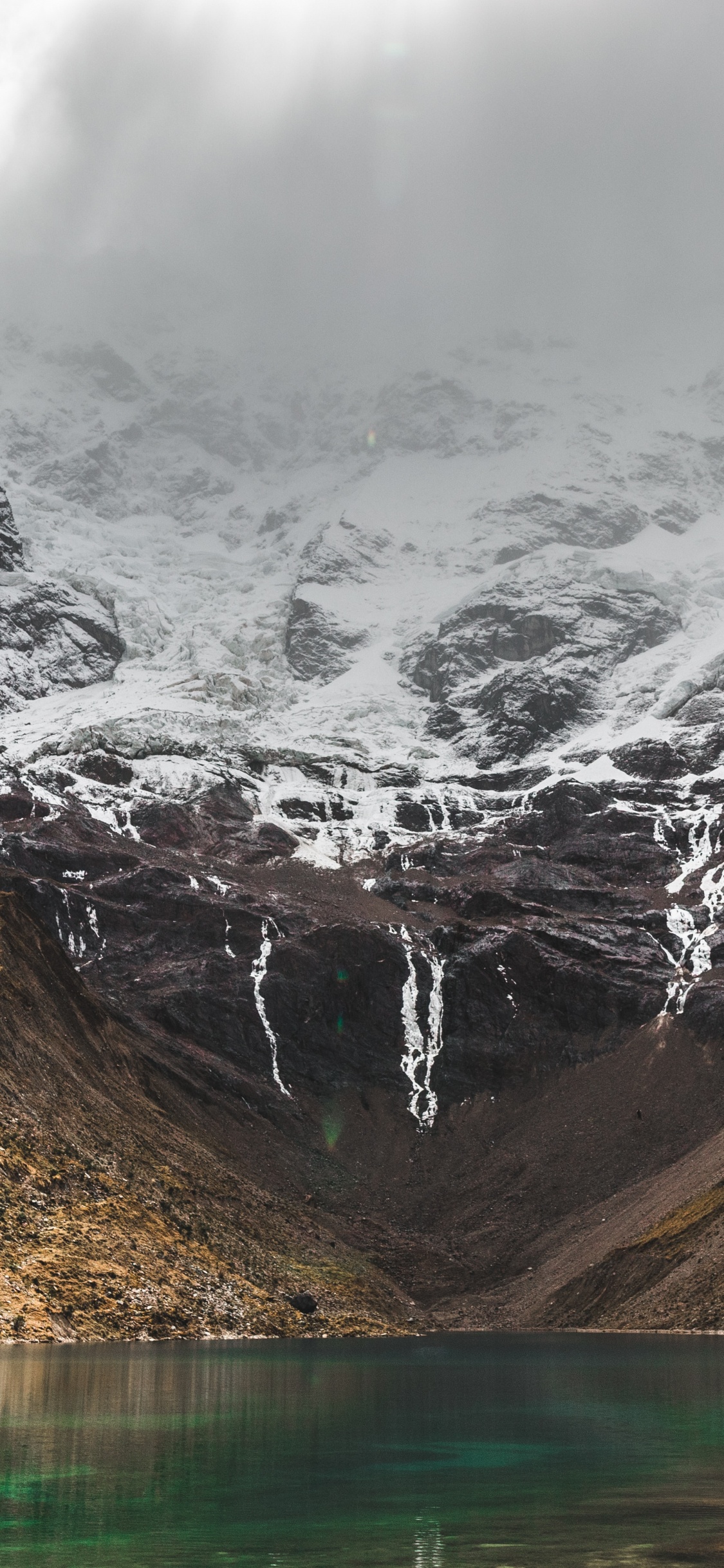 Mountainous Landforms, Mountain, Nature, Natural Landscape, Water. Wallpaper in 1125x2436 Resolution