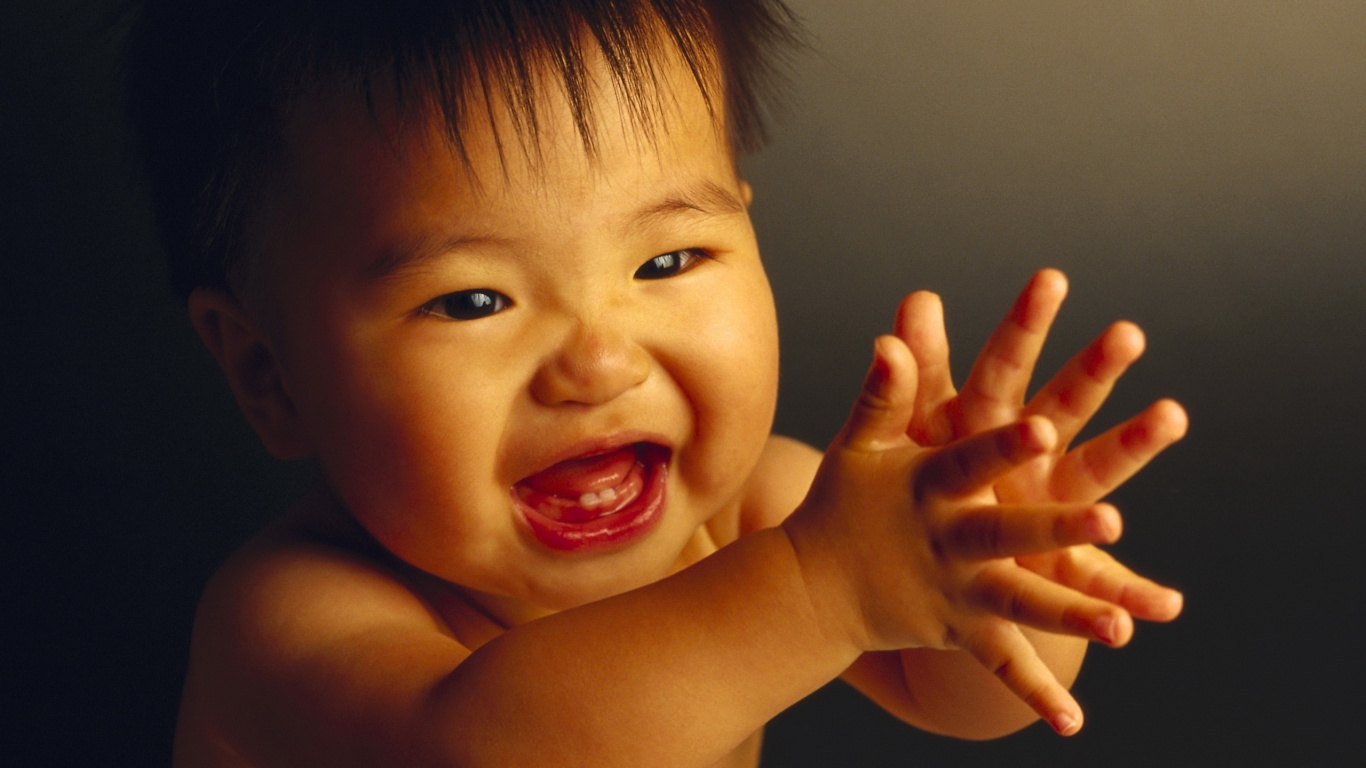 Säugling, Emotion, Kind, Nase, Wange. Wallpaper in 1366x768 Resolution