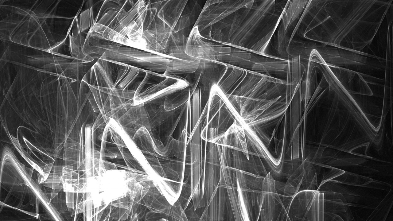 Pintura Abstracta en Blanco y Negro. Wallpaper in 1280x720 Resolution