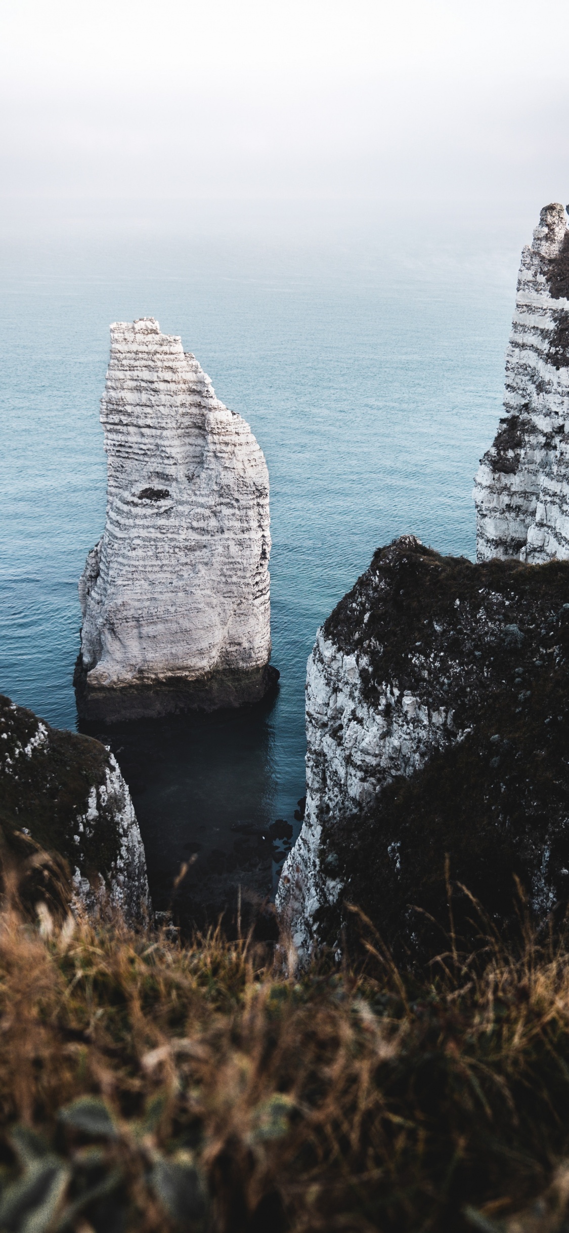 Rock, Sea, Cliff, Ocean, Water. Wallpaper in 1125x2436 Resolution