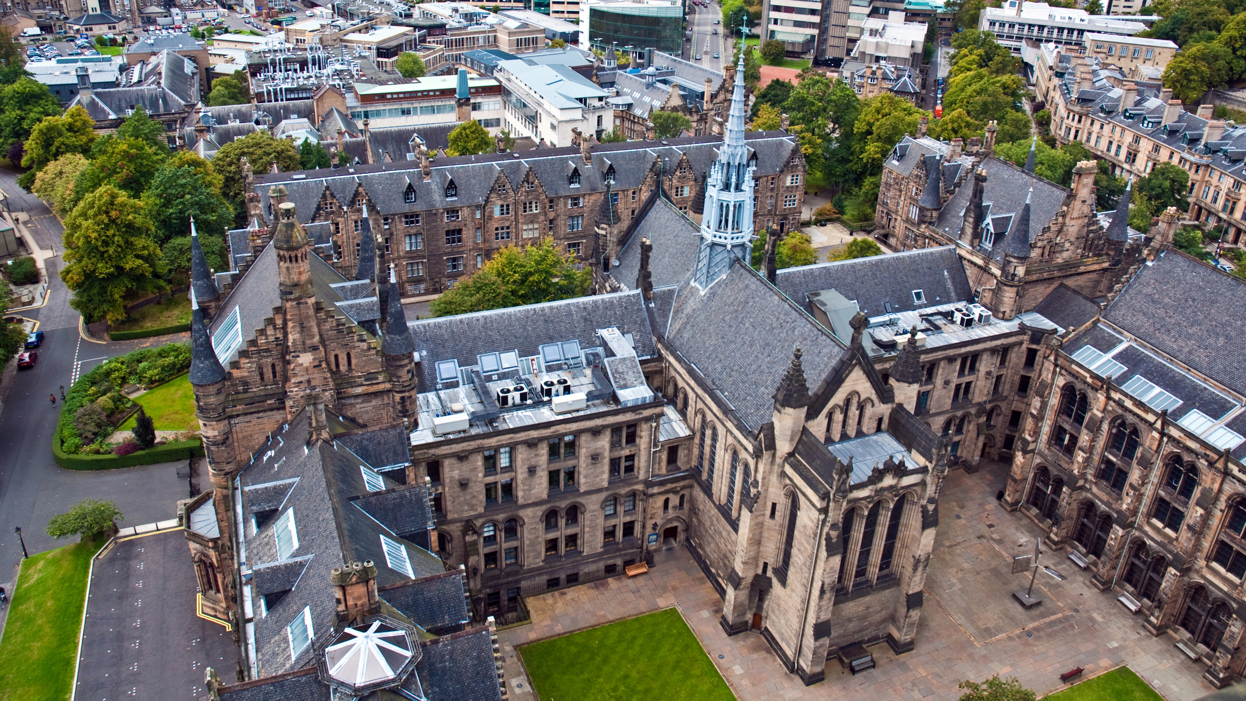 Aerial View of City Buildings During Daytime. Wallpaper in 2560x1440 Resolution
