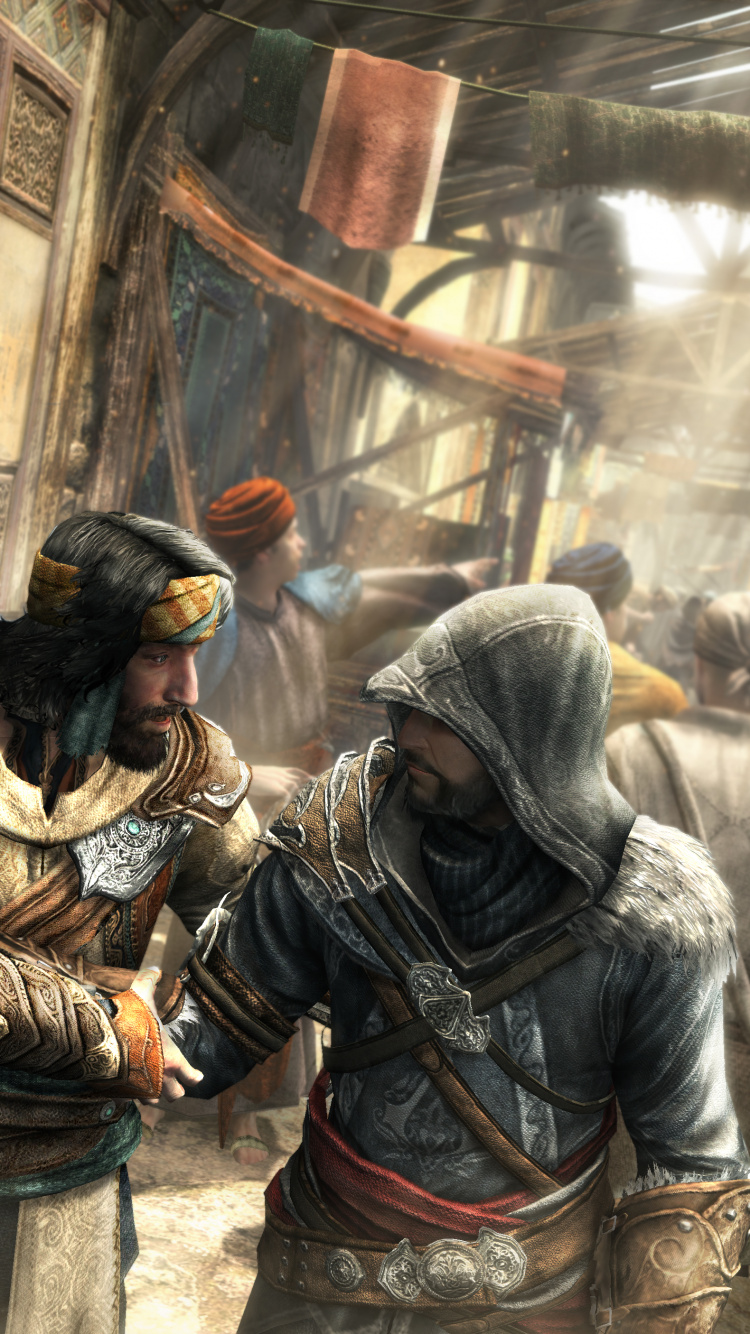 Assassins Creed Revelations, Assassins Creed, Ezio Auditore, Ubisoft, Jeu Pc. Wallpaper in 750x1334 Resolution