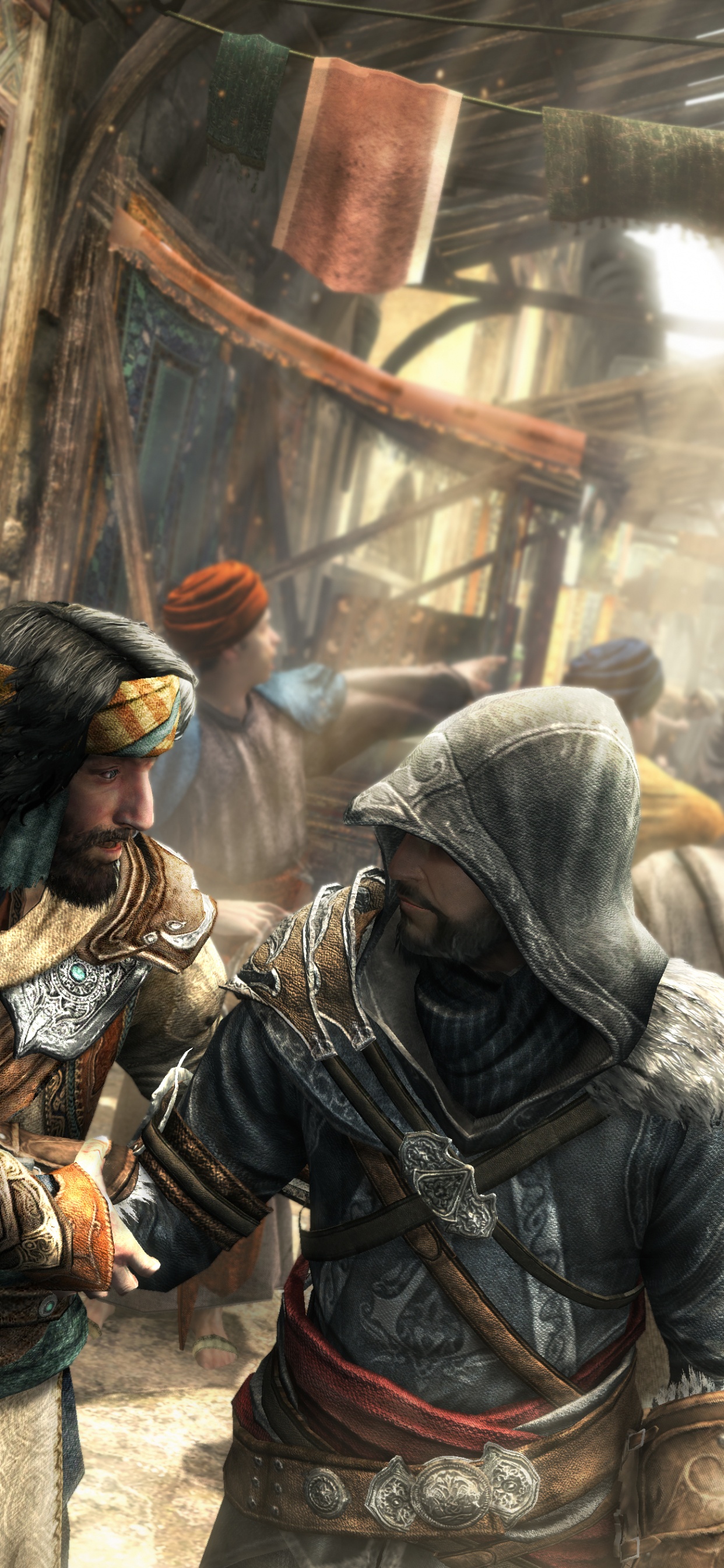 Assassins Creed Revelations, Assassins Creed, Ezio Auditore, Ubisoft, pc Game. Wallpaper in 1242x2688 Resolution