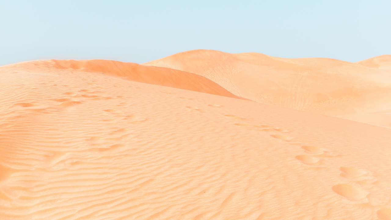 Sahara Desert, Landscape, Desserts, Natural Environment, Dune. Wallpaper in 1280x720 Resolution