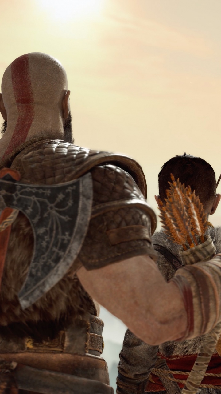 Dios de la Guerra, Kratos, God of War Iii, SIE Santa Monica Studio, Humanos. Wallpaper in 720x1280 Resolution