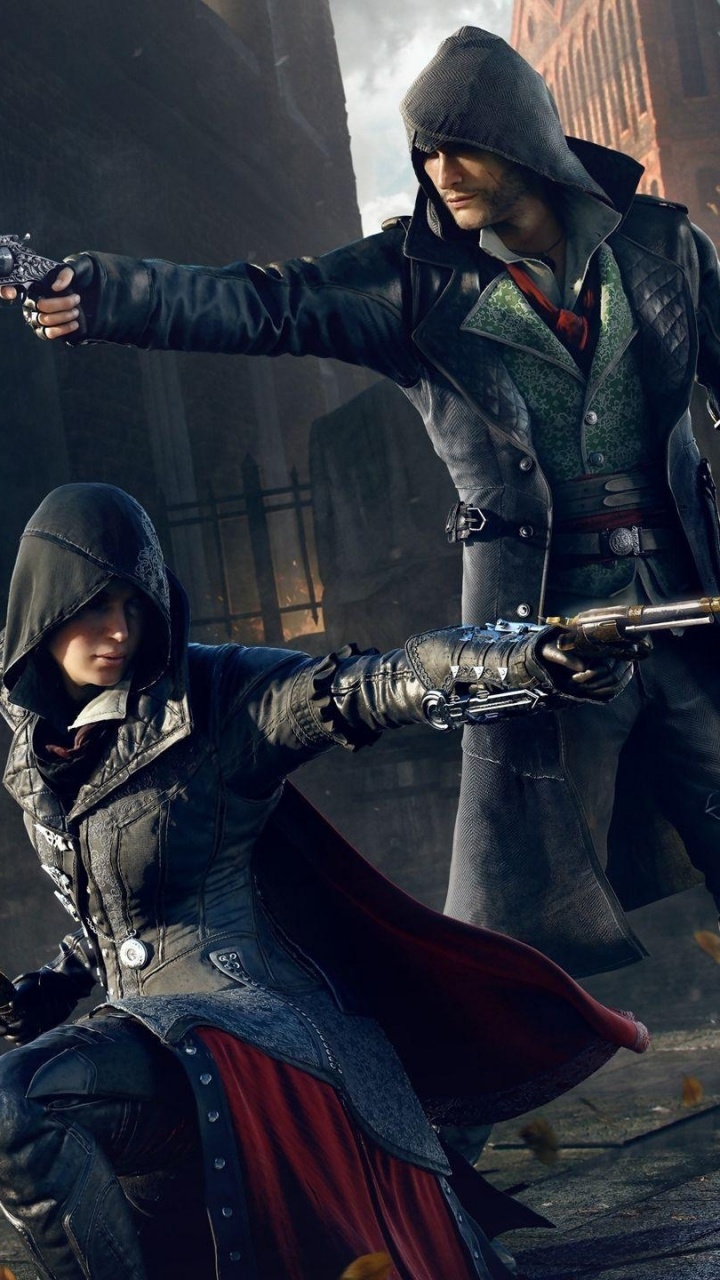 Assassins Creed Syndicat, Ubisoft, Jeu Pc, Obscurité, Playstation 4. Wallpaper in 720x1280 Resolution