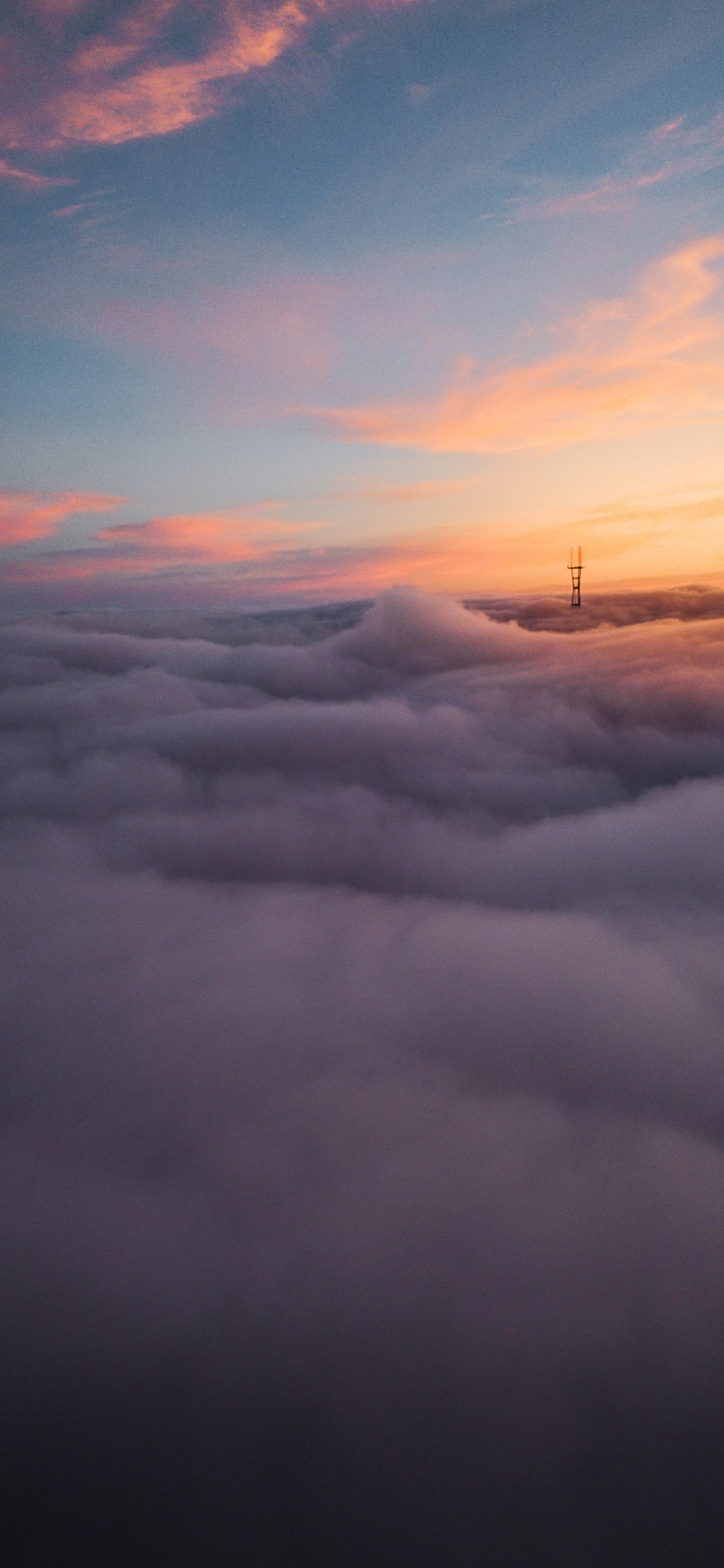 Flight, Cloud, Atmosphere, Afterglow, Ecoregion. Wallpaper in 1242x2688 Resolution