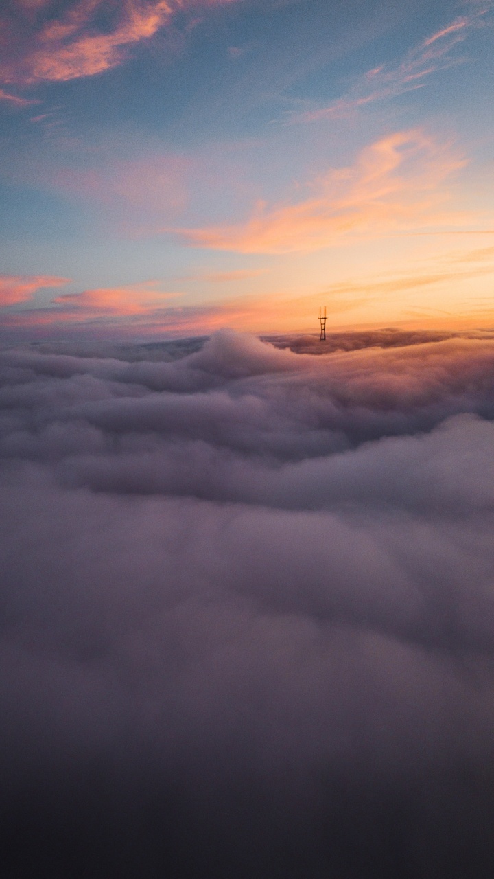 Flight, Cloud, Atmosphere, Afterglow, Ecoregion. Wallpaper in 720x1280 Resolution