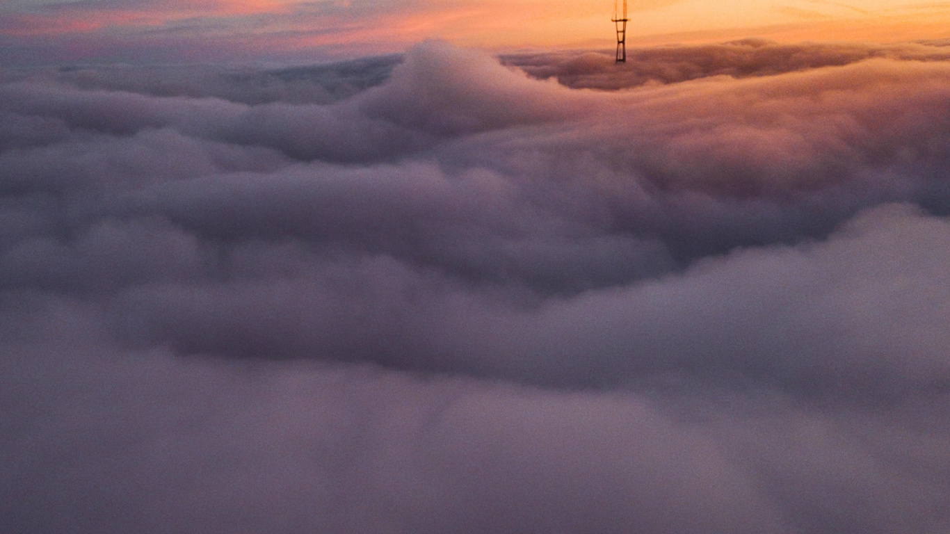 Flug, Cloud, Atmosphäre, Afterglow, Ökoregion. Wallpaper in 1366x768 Resolution