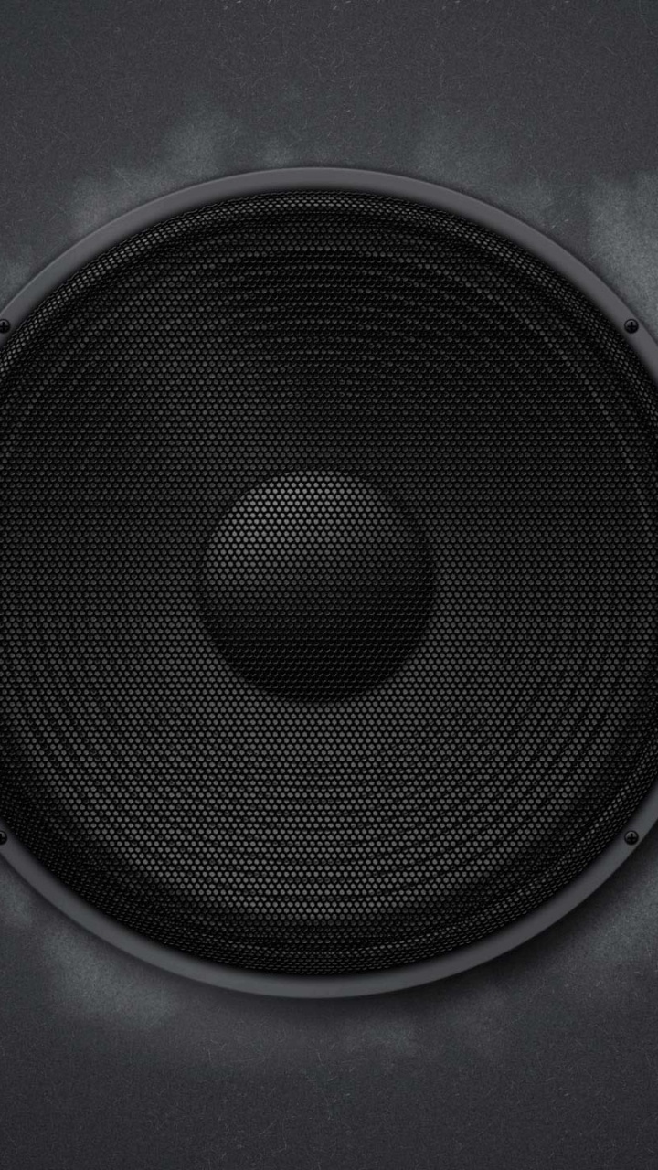 Audiogeräten, Subwoofer, Technologie, Schwarz Und Weiß, Audiodateien. Wallpaper in 720x1280 Resolution