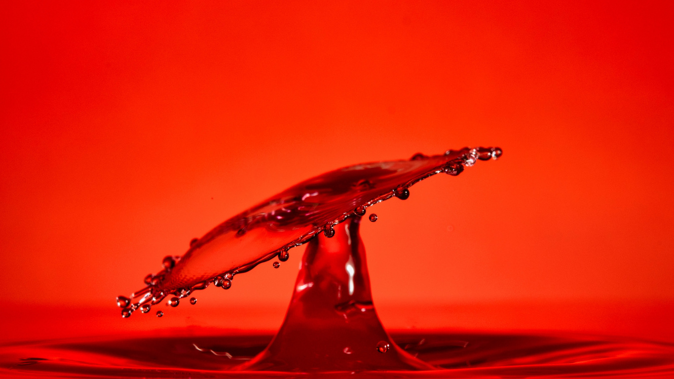 Drop, Water, Liquid, Splash, Automotive Lighting. Wallpaper in 1366x768 Resolution