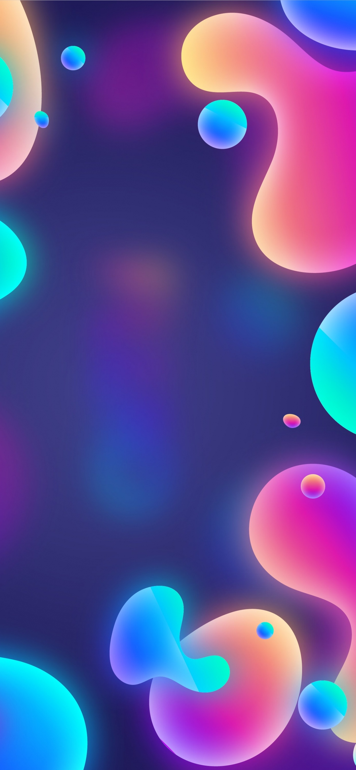 光, 艺术, 图形设计, 色彩, Azure 壁纸 1242x2688 允许