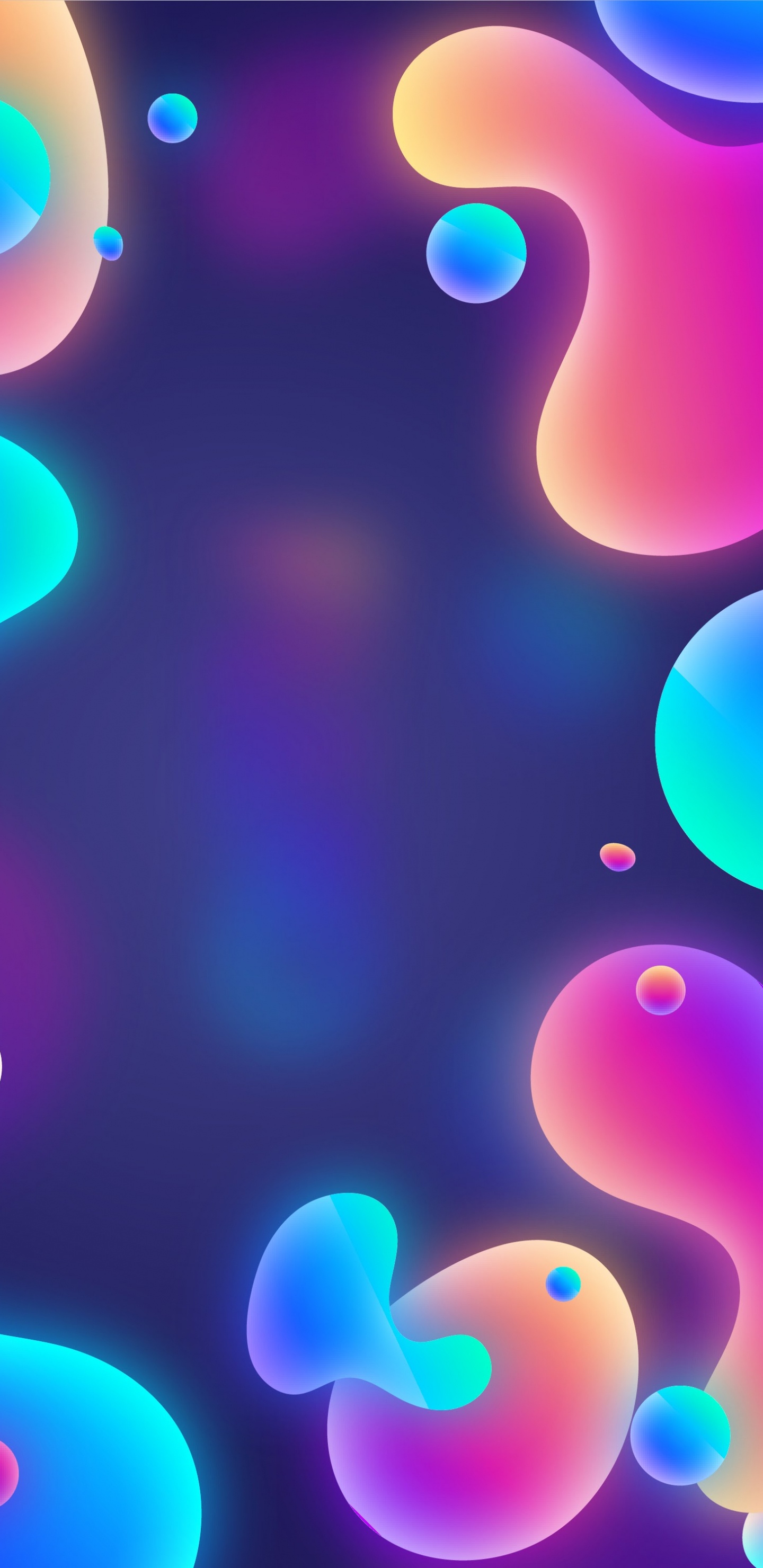 光, 艺术, 图形设计, 色彩, Azure 壁纸 1440x2960 允许