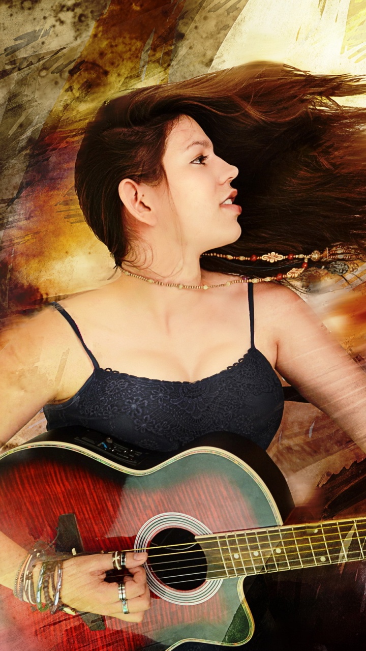 Music, Bass Guitar, Guitar, String, Guitarist. Wallpaper in 720x1280 Resolution