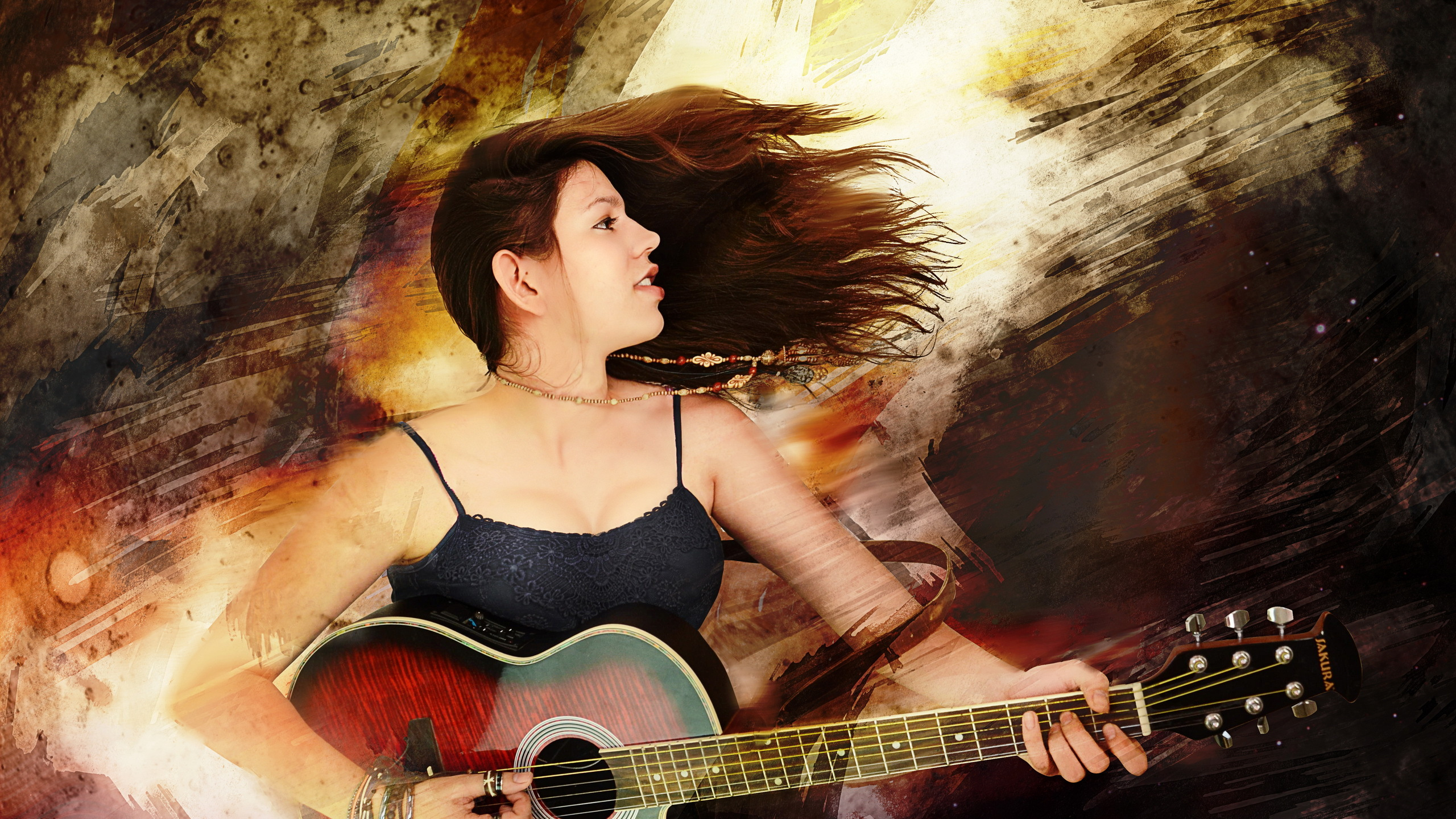 Guitare Basse, Guitare, Guitariste, Instrument à Cordes, Instrument de Musique. Wallpaper in 2560x1440 Resolution