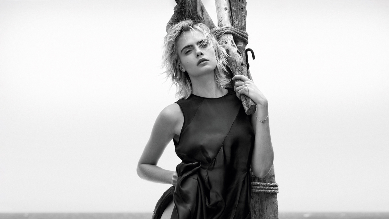Love Cara Delevingne, Cara Delevingne, Carnival Row, Style, Dress. Wallpaper in 1366x768 Resolution