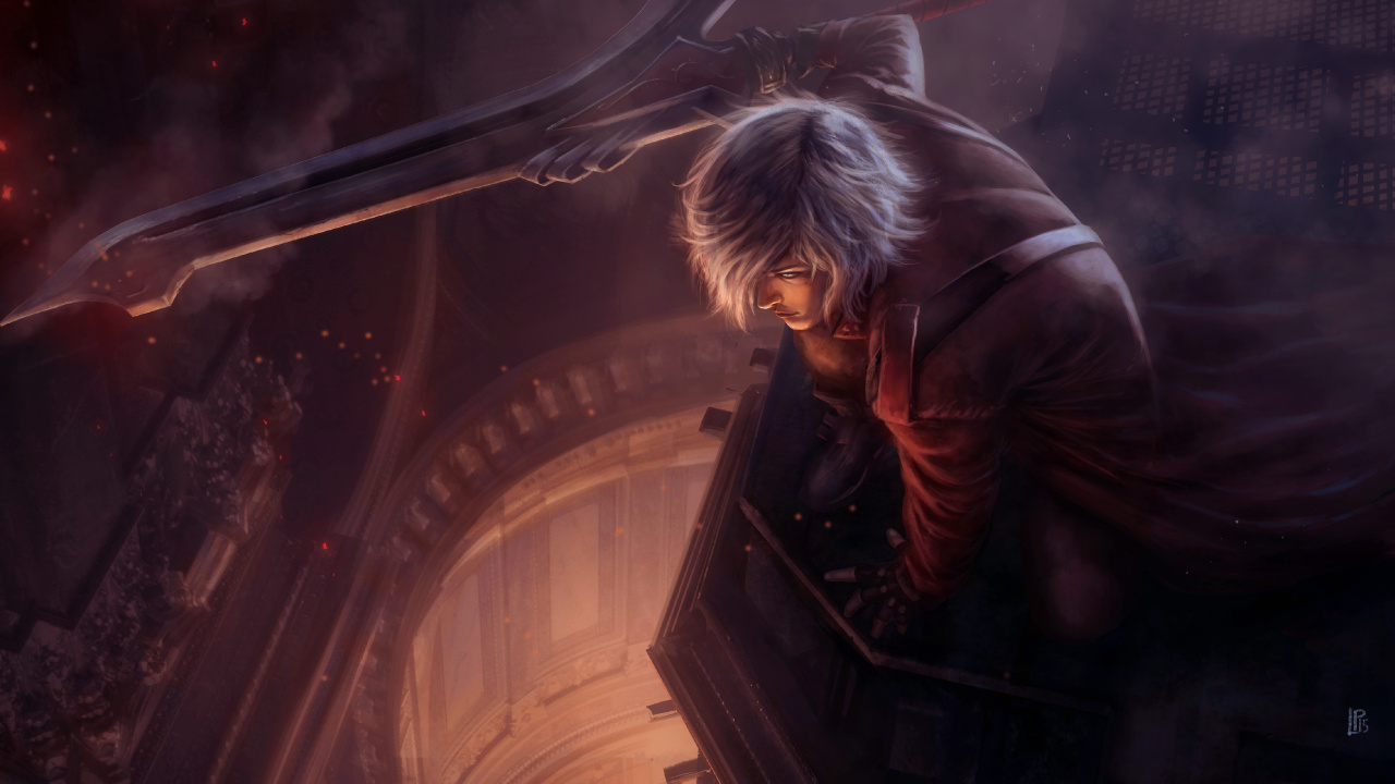 Devil May Cry, Devil May Cry 5, Dmc Devil May Cry, Devil May Cry 4, Dante. Wallpaper in 1280x720 Resolution
