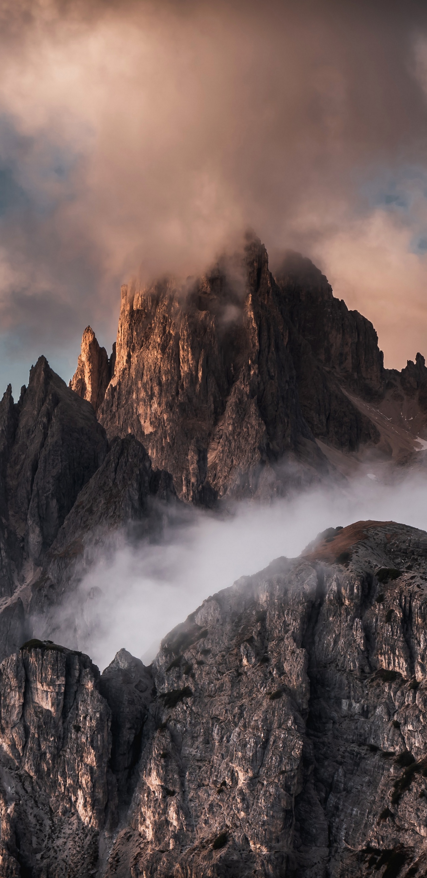 Microsoft Windows, Cloud, Mountain, Atmosphere, Highland. Wallpaper in 1440x2960 Resolution