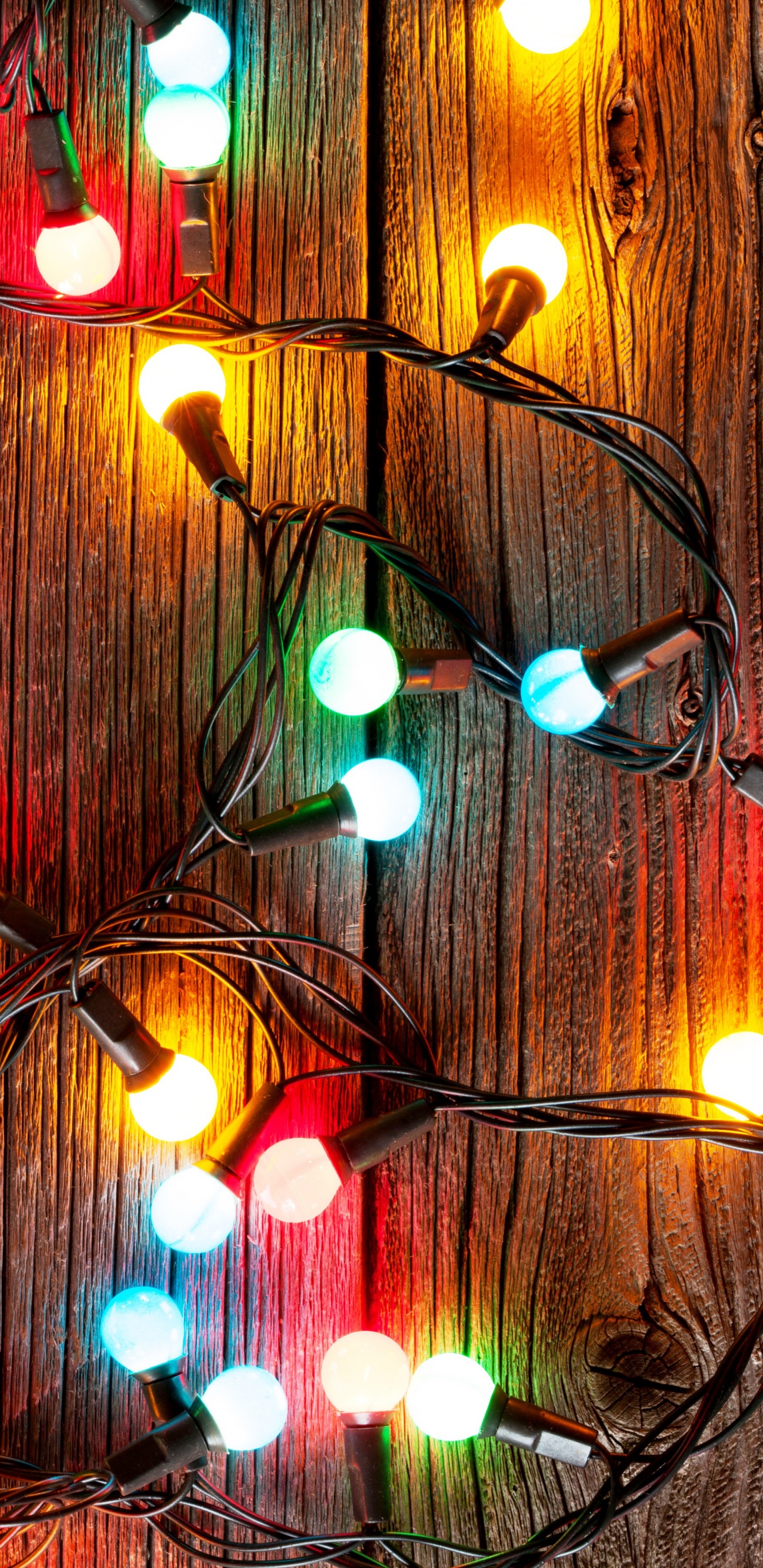 Christmas Lights, Christmas Day, Lighting, Holiday, Christmas. Wallpaper in 1440x2960 Resolution