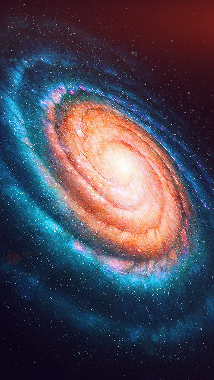 Blue and White Spiral Illustration. Wallpaper in 750x1334 Resolution