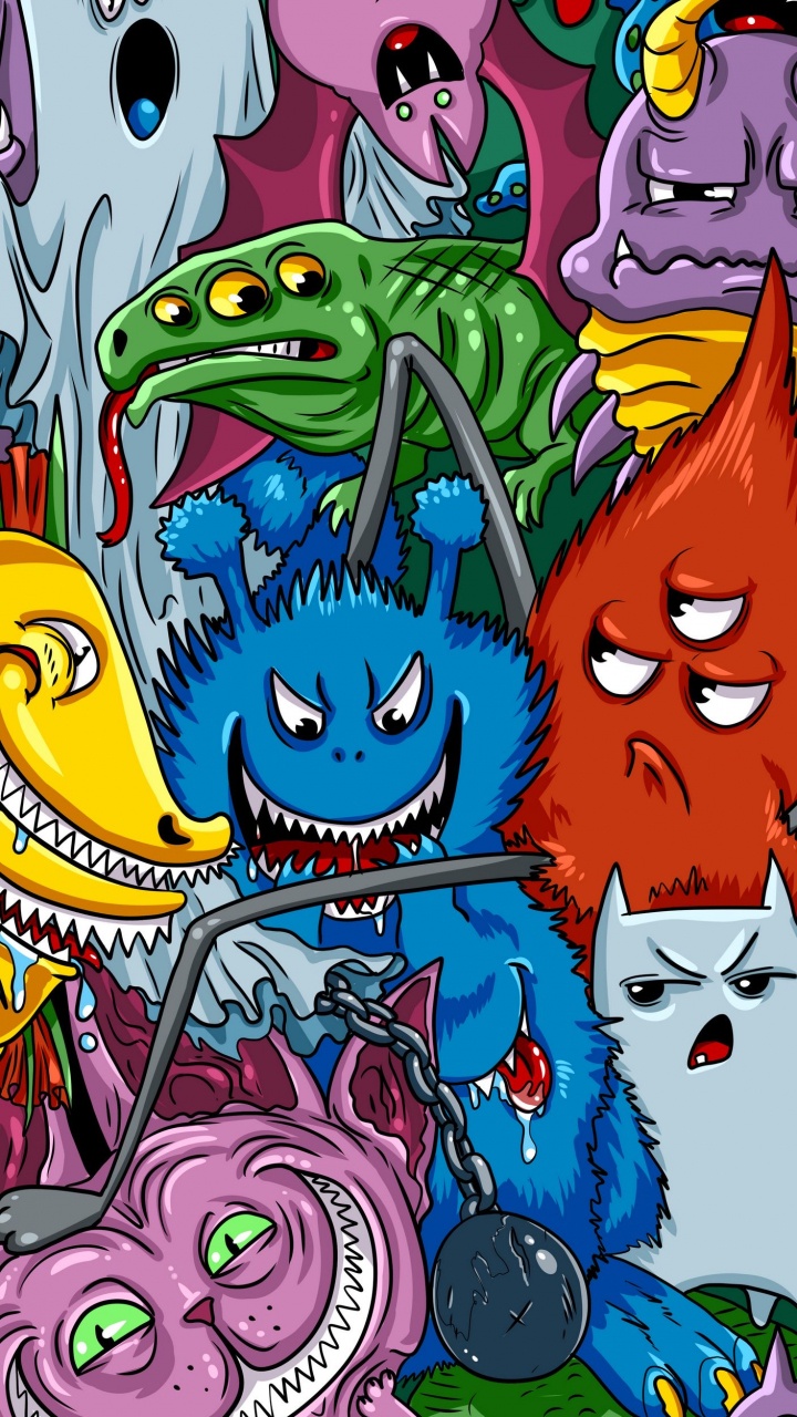 Cartoon, Kunst, Illustration, Visual Arts, Zeichnung. Wallpaper in 720x1280 Resolution