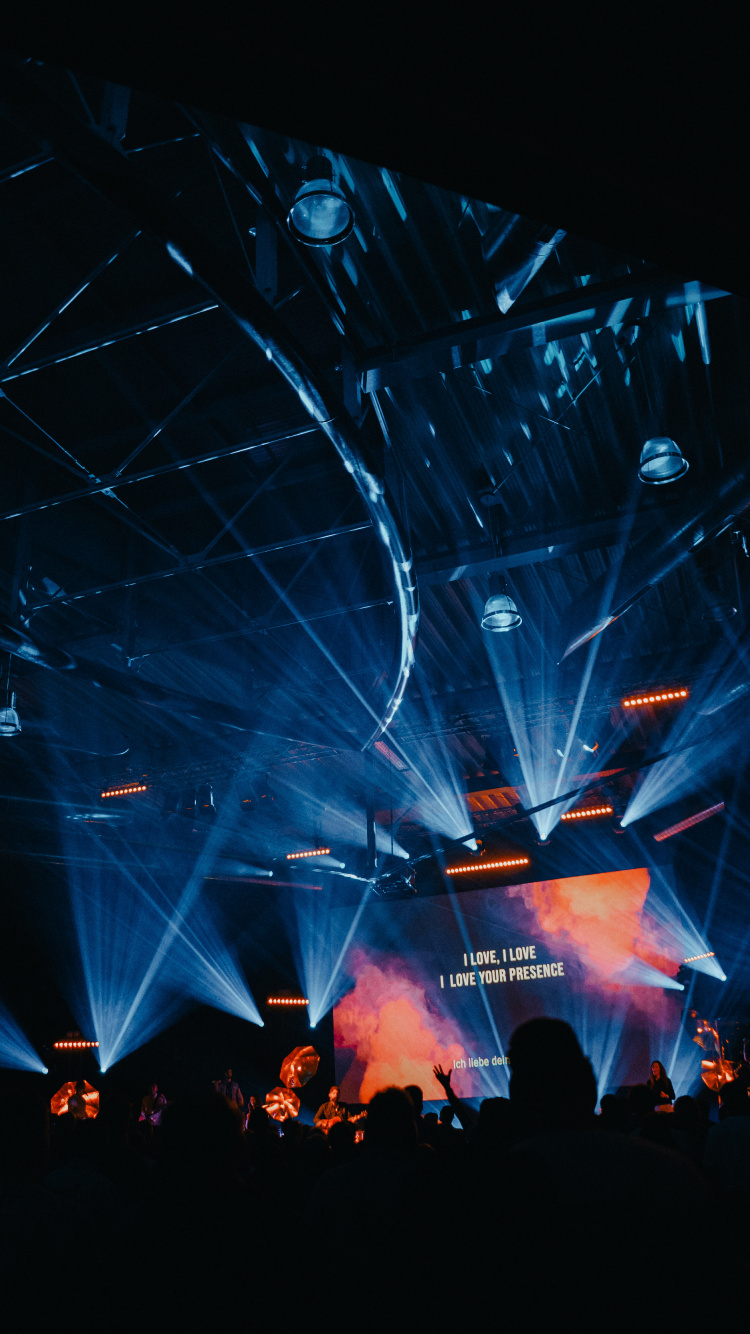 Concert, Light, Stage, Performance, Technology. Wallpaper in 750x1334 Resolution