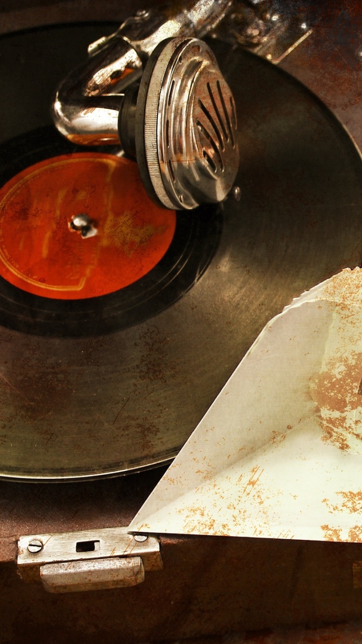 Encore de la Vie, Phonographe, Disque de Phonographe. Wallpaper in 720x1280 Resolution