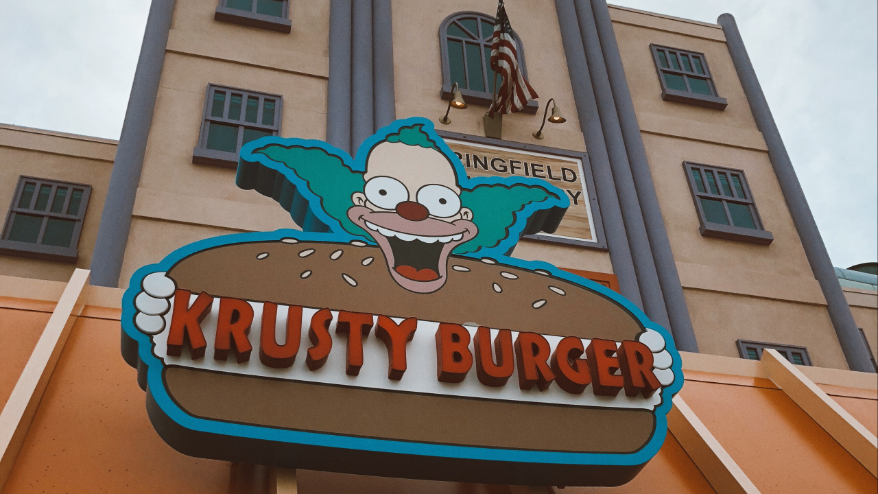 Die Simpsons, Fassade, Signage. Wallpaper in 1280x720 Resolution