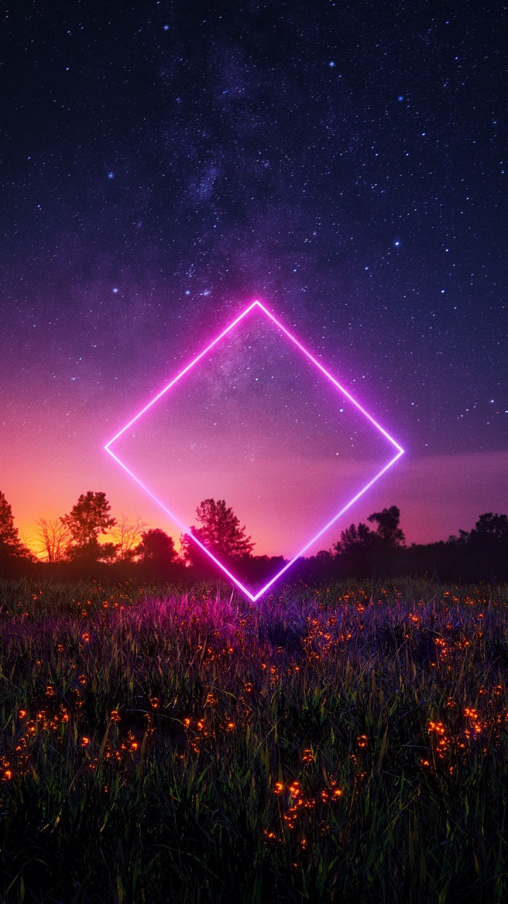 Nature, Atmosphère, Lumière, Green, Purple. Wallpaper in 720x1280 Resolution