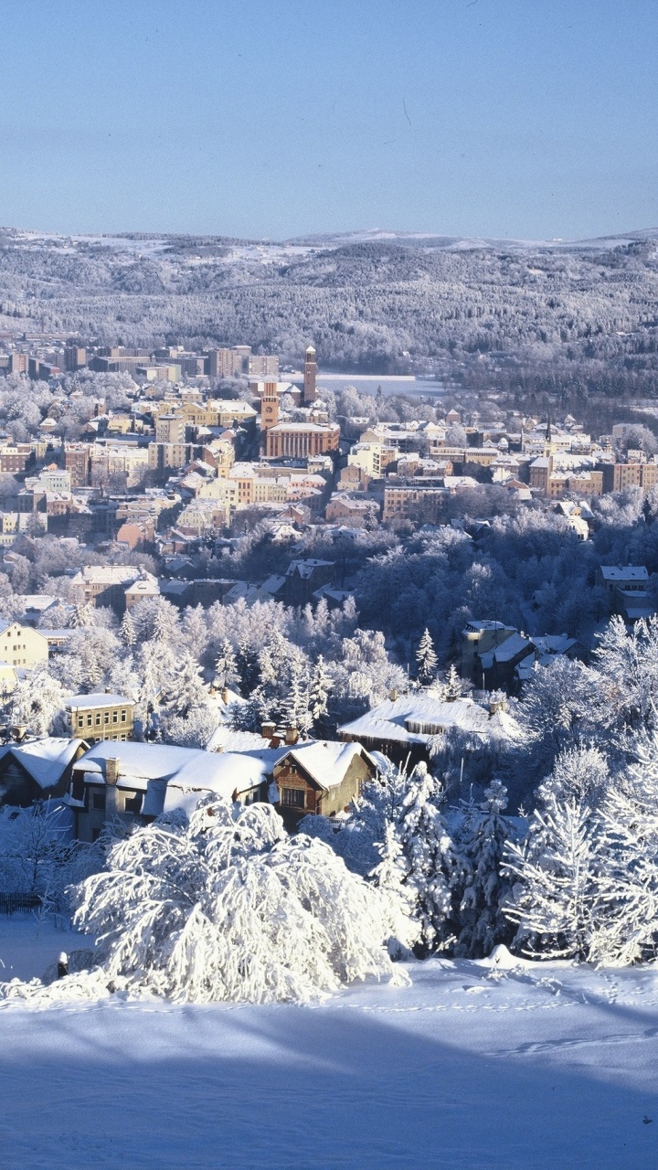 Vue Aérienne de la Ville Pendant la Journée. Wallpaper in 720x1280 Resolution
