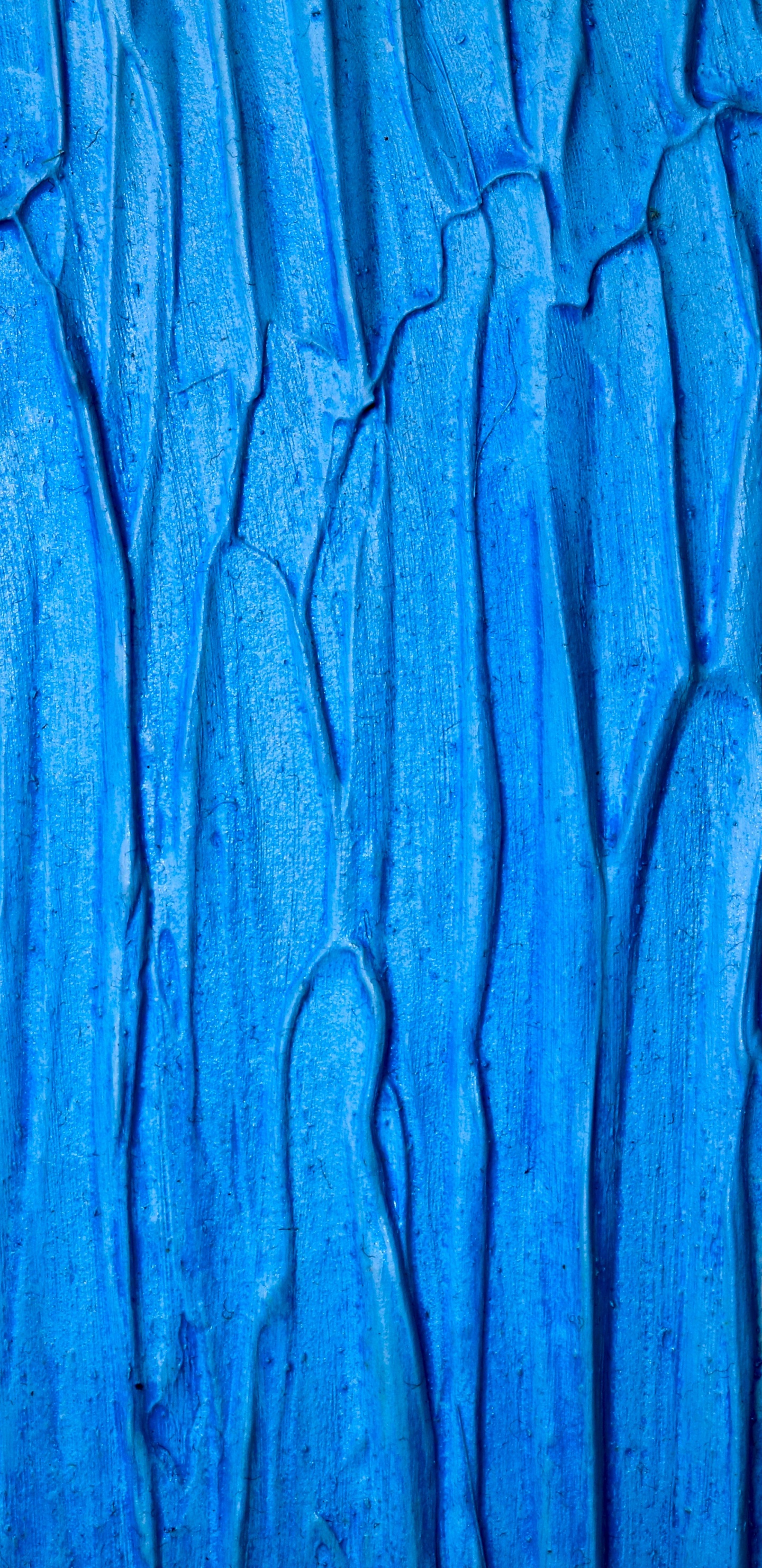 Blaue Und Weiße Abstrakte Malerei. Wallpaper in 1440x2960 Resolution