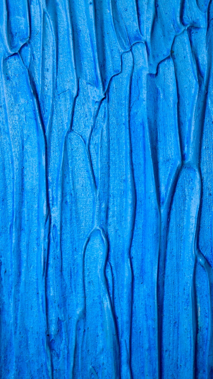 Blaue Und Weiße Abstrakte Malerei. Wallpaper in 720x1280 Resolution