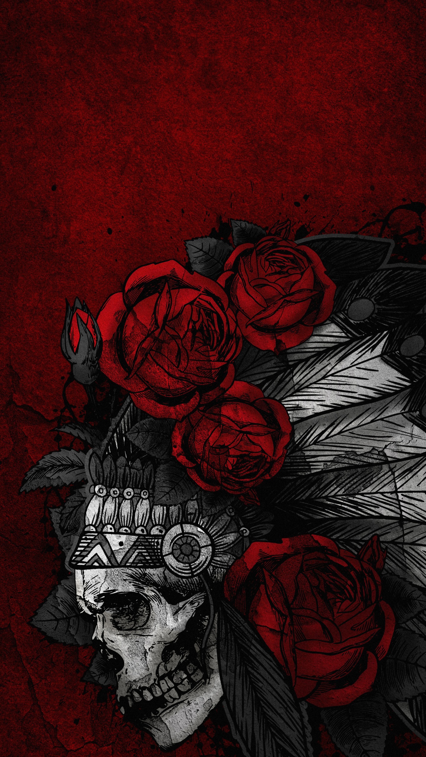 Artes Visuales, Ilustración, Arte, Cráneo de Arte, Diseño. Wallpaper in 1440x2560 Resolution