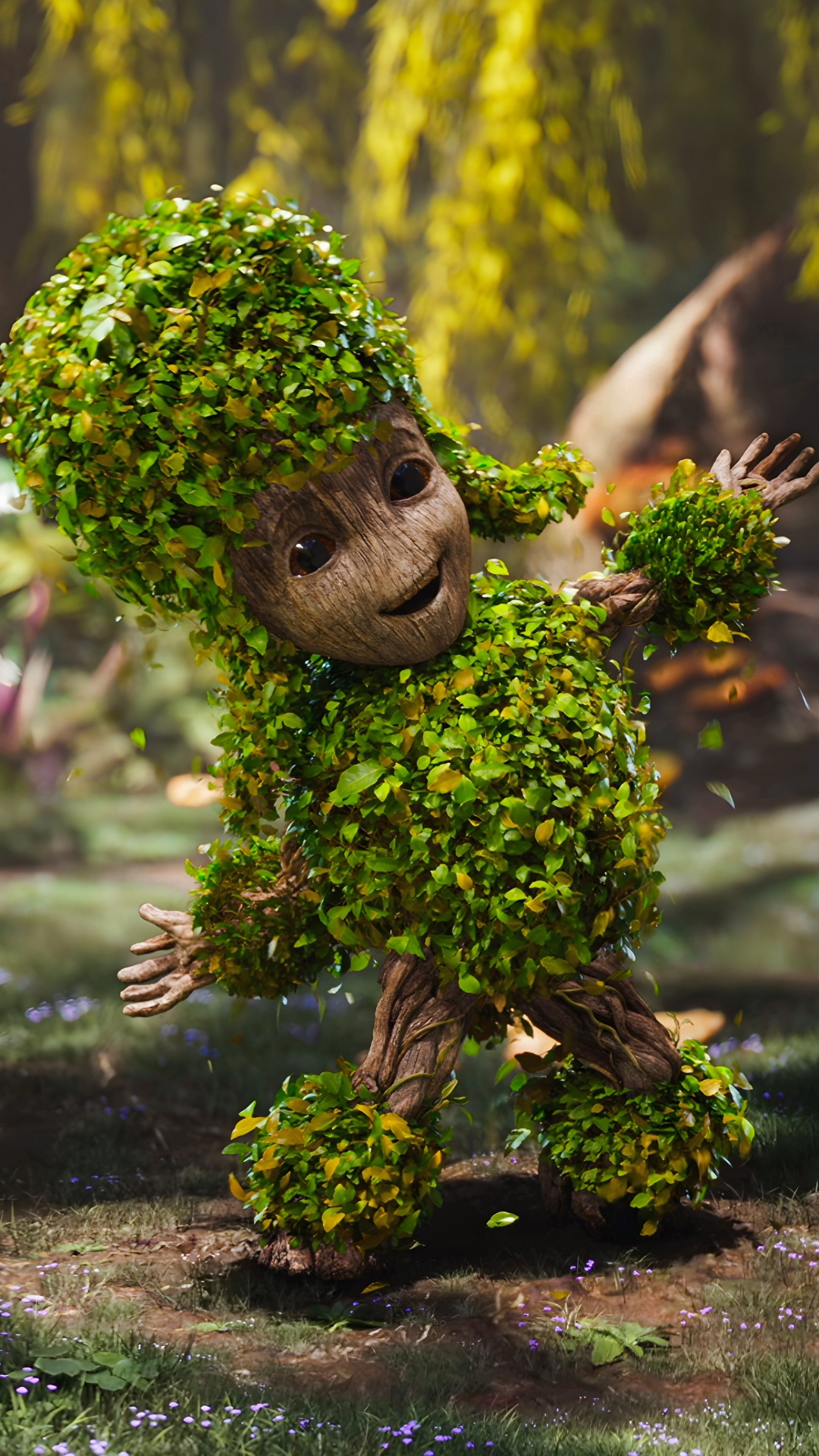 Groot Prend un Bain, Bébé Grand, Marvel, Marvel Comics, Les Studios Marvel. Wallpaper in 1080x1920 Resolution