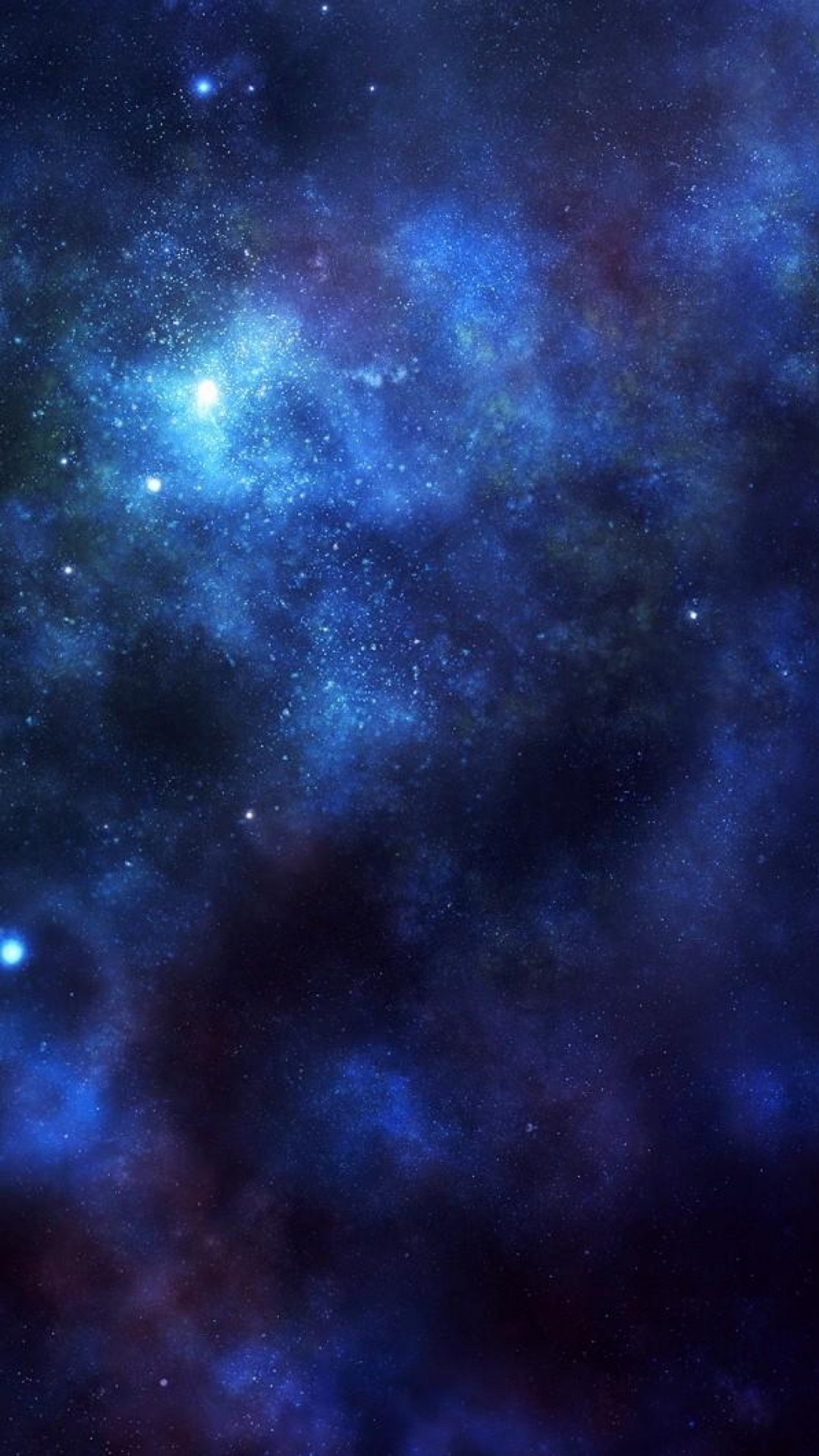 Blue and Purple Sky With Stars. Wallpaper in 1080x1920 Resolution