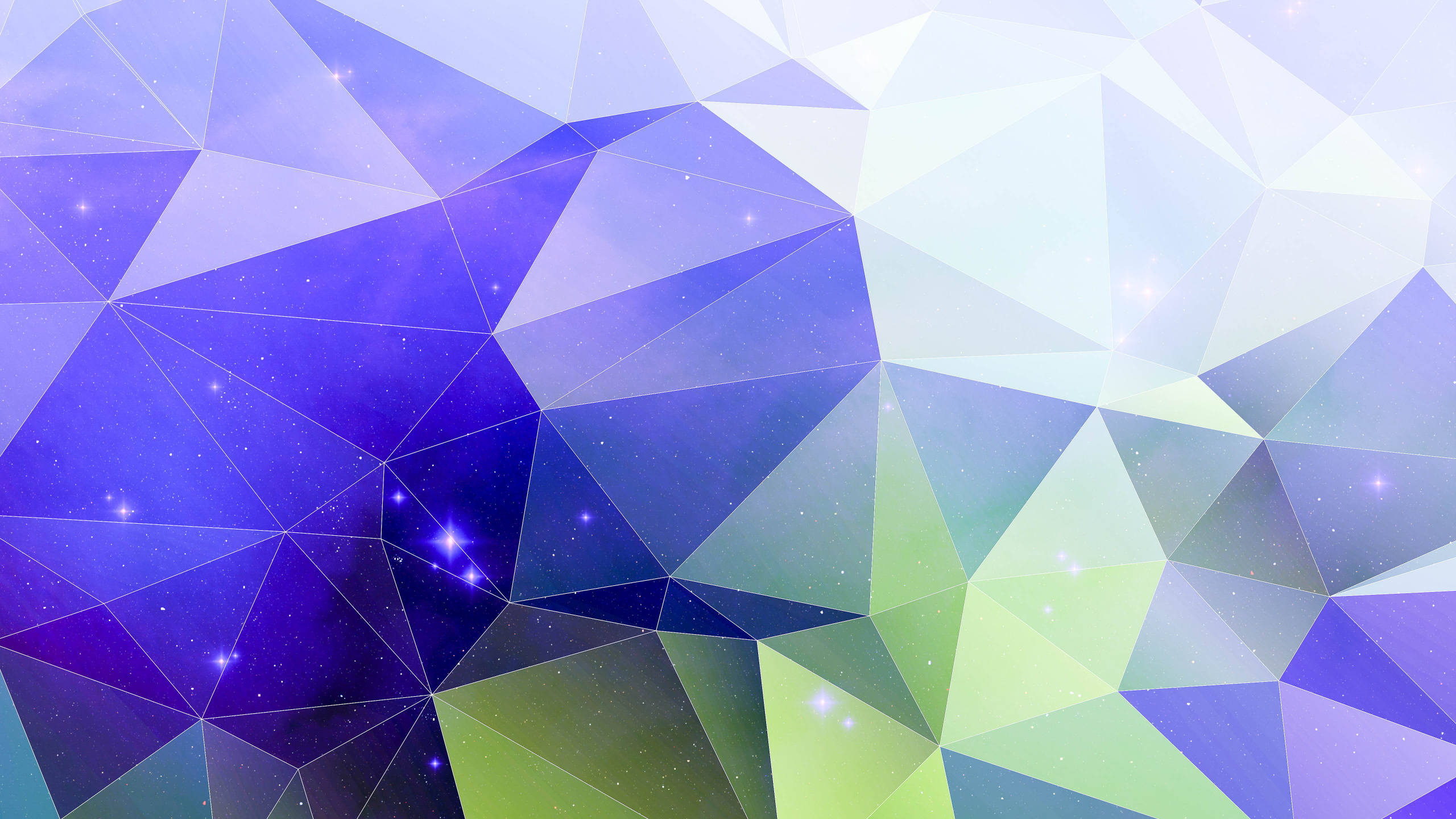 Illustration de Diamant Bleu et Blanc. Wallpaper in 2560x1440 Resolution