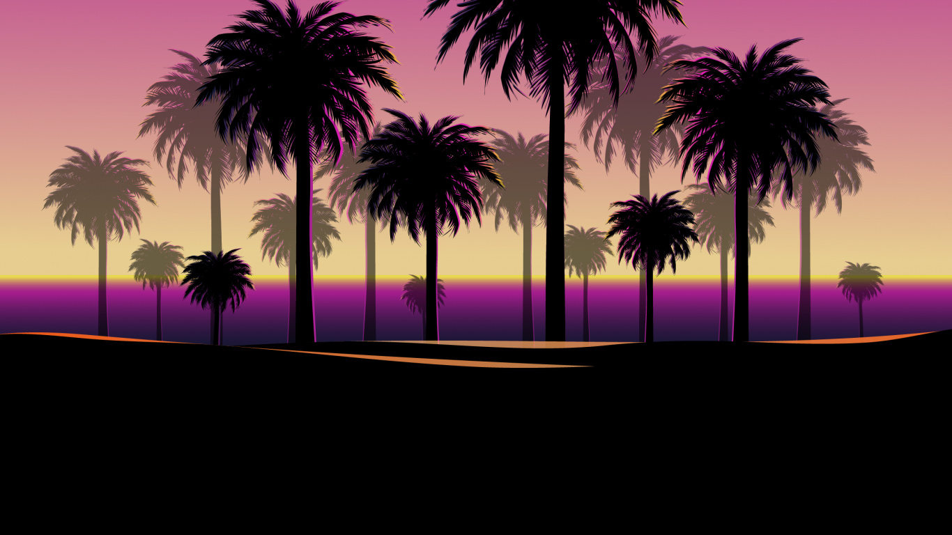 Ambiente, Afterglow, Entorno Natural, Morado, Sucursal. Wallpaper in 1366x768 Resolution