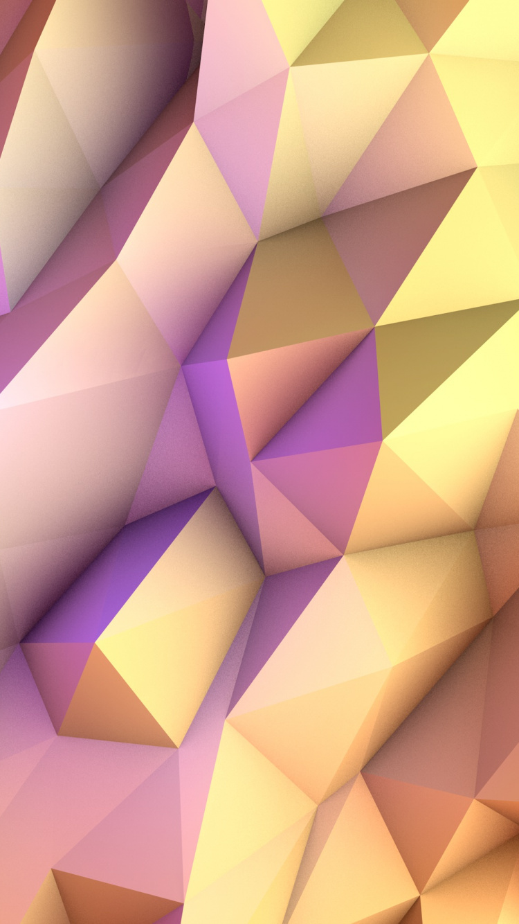 Arte Abstracto Amarillo y Blanco. Wallpaper in 750x1334 Resolution