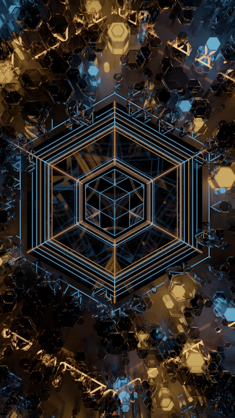 形状, 图形设计, 分形技术, 分形, 建筑 壁纸 750x1334 允许