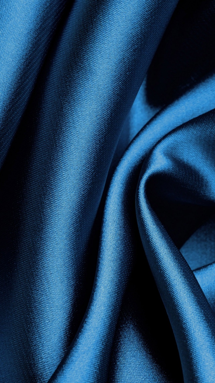 Blue Textile in Close up Photography. Wallpaper in 720x1280 Resolution