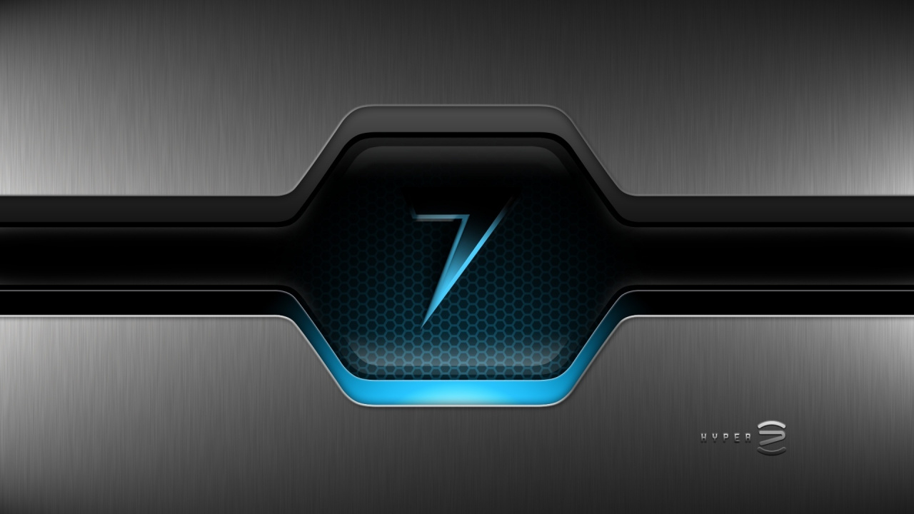 Illustration de Foudre Rouge et Noir. Wallpaper in 1280x720 Resolution