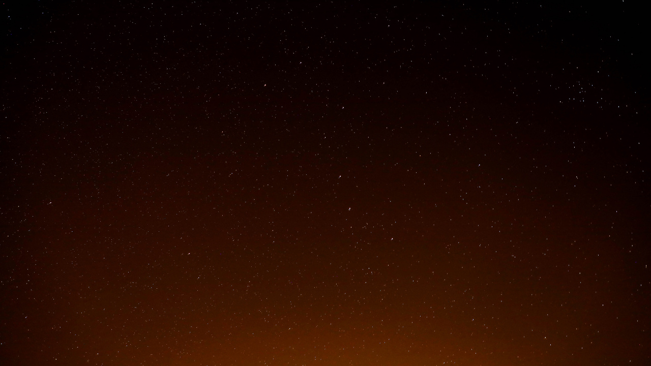 Cielo Negro y Marrón Durante la Noche. Wallpaper in 1280x720 Resolution
