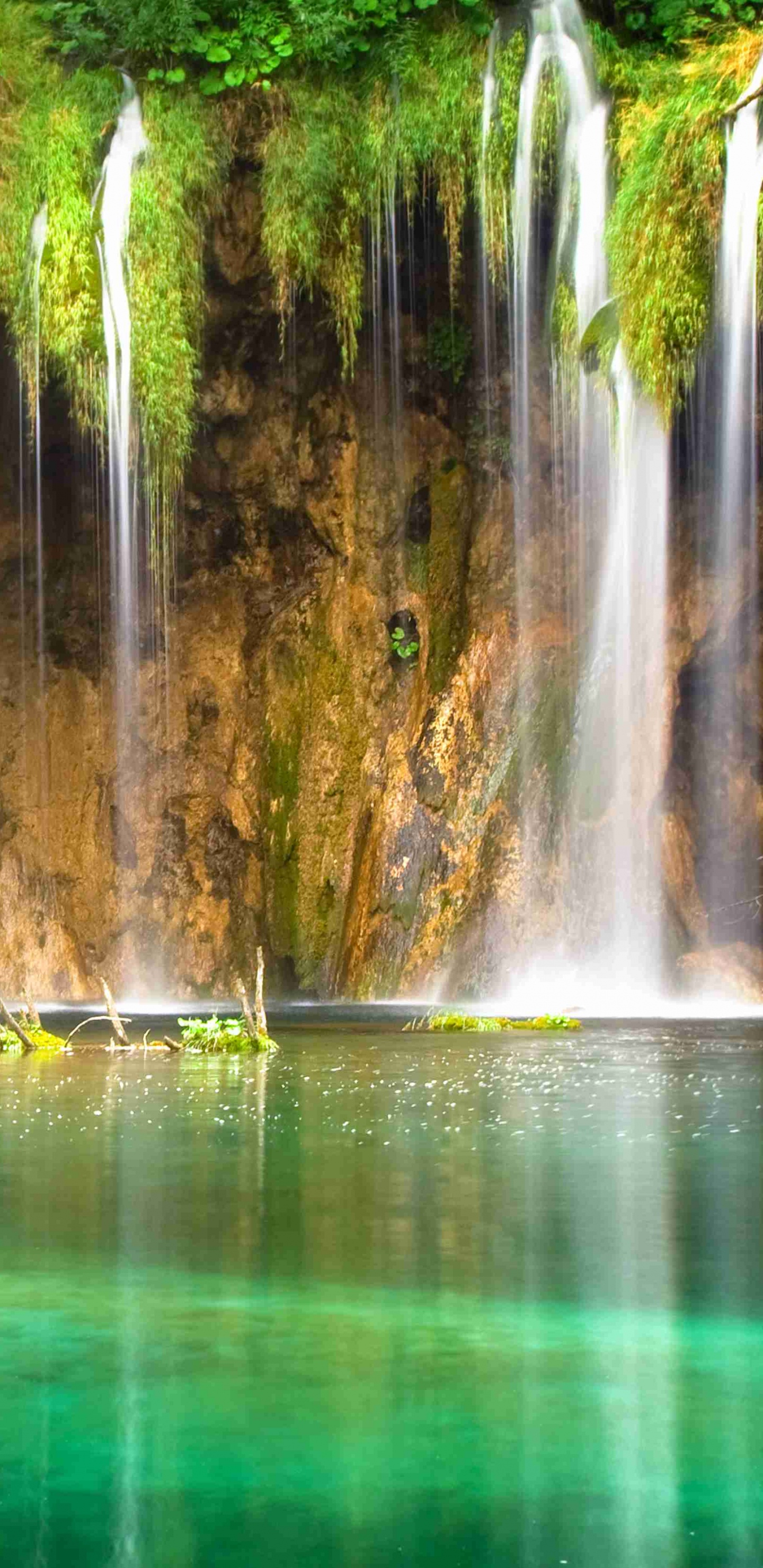 Cascade, Corps de L'eau, Paysage Naturel, Les Ressources en Eau, Nature. Wallpaper in 1440x2960 Resolution